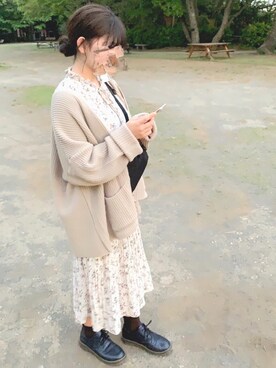「GOGOSING（ゴゴシング）のアイテム（ジャケット/アウター）」を使った、♡nana♡さん（レディース・153cm）の春コーディネート