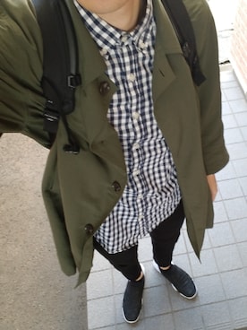 「アクアソック」｜アンディーさん（メンズ・186cm）の春コーディネート