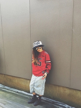 「FLYING TIGERS（フライングタイガー）のアイテム」を使った、kyuligunさん（レディース・155cm）の春コーディネート