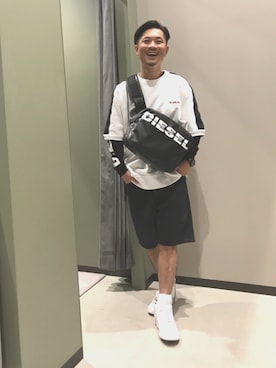 「ららぽーと富士見」｜「アイテム（その他）」を使った、TATSUMARUさん（メンズ・173cm）の夏コーディネート
