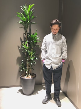 「ららぽーと富士見」｜「アイテム（その他）」を使った、TATSUMARUさん（メンズ・173cm）の秋コーディネート