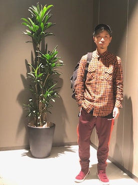 「ららぽーと富士見」｜「アイテム（その他）」を使った、TATSUMARUさん（メンズ・173cm）の秋コーディネート