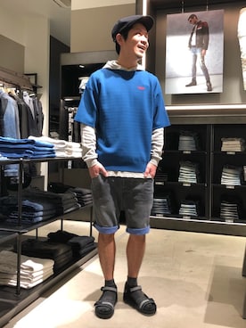 「ららぽーと富士見」｜「アイテム（その他）」を使った、TATSUMARUさん（メンズ・173cm）の春コーディネート