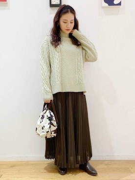 MOE908さん（レディース・160cm）の冬コーディネート