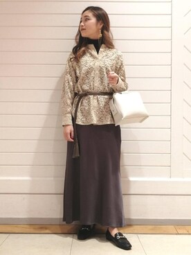 MOE908さん（レディース・160cm）の冬コーディネート