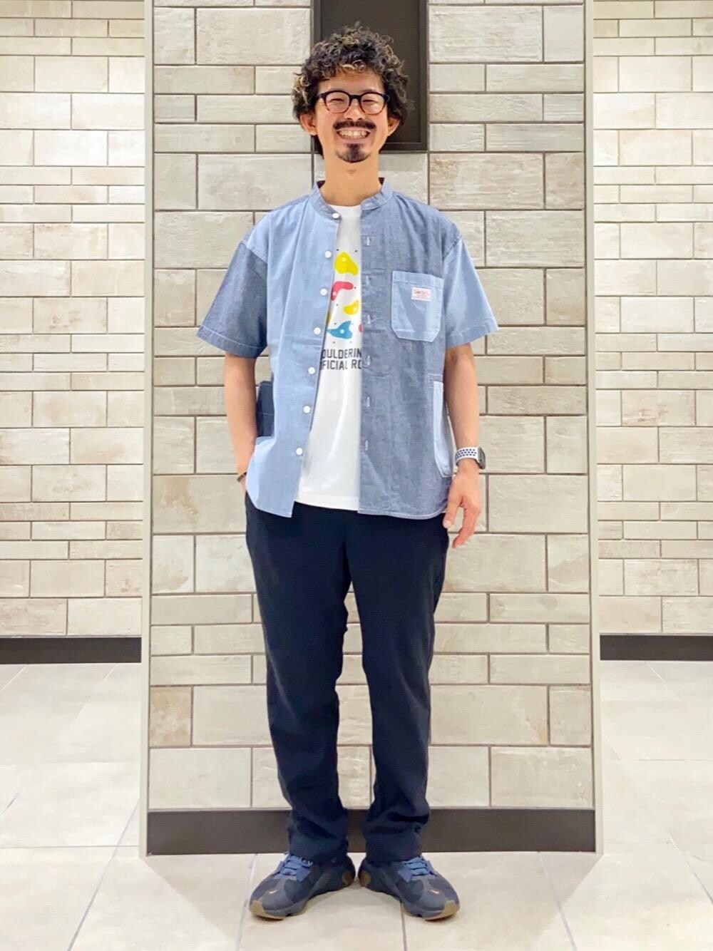 coen Shinoさんの「SMITH'S別注バンドカラー半袖シャツ#（SMITH'S）」を使ったコーディネート