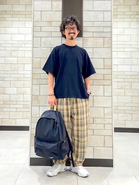 「the case（ザケース）のアイテム」を使った、coen Shinoさん（メンズ・165cm）の夏コーディネート