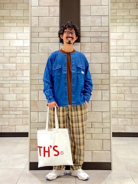 「ポケットT」｜coen Shinoさん（メンズ・165cm）の夏コーディネート