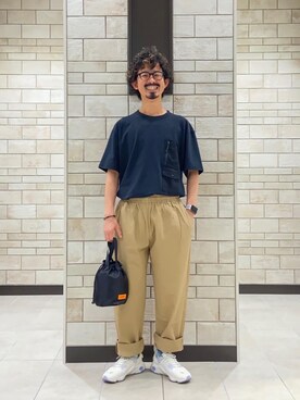 「ポケットT」｜coen Shinoさん（メンズ・165cm）の夏コーディネート
