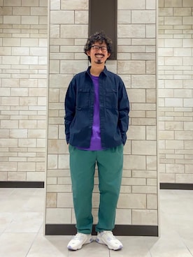 「ポケットT」｜coen Shinoさん（メンズ・165cm）の夏コーディネート
