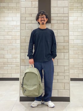 「the case（ザケース）のアイテム」を使った、coen Shinoさん（メンズ・165cm）の夏コーディネート