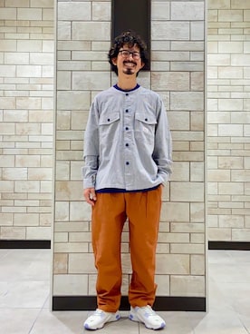 「SMITH'S（スミス）のアイテム（トップス）」を使った、coen Shinoさん（メンズ・165cm）の夏コーディネート