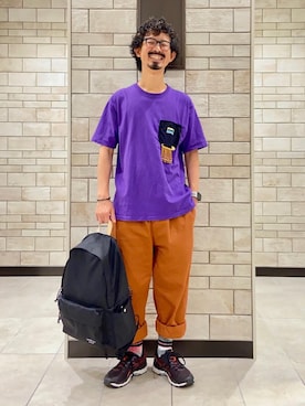 「ポケットT」｜coen Shinoさん（メンズ・165cm）の夏コーディネート