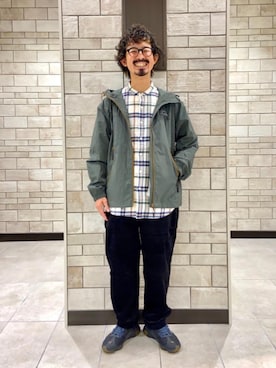 「LOGOS（ロゴス）のアイテム（ジャケット/アウター）」を使った、coen Shinoさん（メンズ・165cm）の秋コーディネート