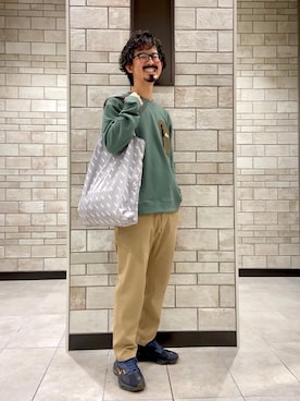 「KELTY（ケルティ）のアイテム」を使った、coen Shinoさん（メンズ・165cm）の冬コーディネート