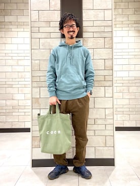 「コーデュロイの季節到来！」｜coen Shinoさん（メンズ・165cm）の冬コーディネート