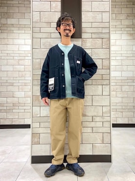 「SMITH'S（スミス）のアイテム（ジャケット/アウター）」を使った、coen Shinoさん（メンズ・165cm）の冬コーディネート