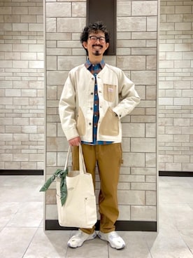 「SMITH'S（スミス）のアイテム（ジャケット/アウター）」を使った、coen Shinoさん（メンズ・165cm）の冬コーディネート