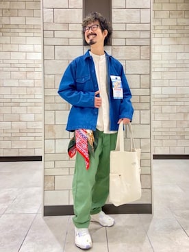 「SMITH'S（スミス）のアイテム」を使った、coen Shinoさん（メンズ・165cm）の春コーディネート