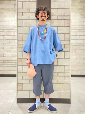 「2021春新作」｜coen Shinoさん（メンズ・165cm）の春コーディネート