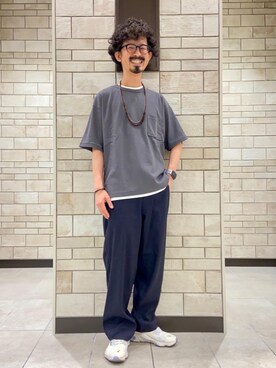 「ベーシックカラー」｜coen Shinoさん（メンズ・165cm）の夏コーディネート