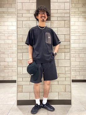 「KELTY（ケルティ）のアイテム」を使った、coen Shinoさん（メンズ・165cm）の夏コーディネート