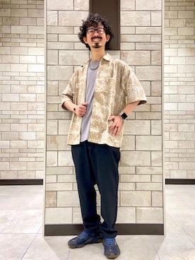 「USAコットン」｜coen Shinoさん（メンズ・165cm）の夏コーディネート