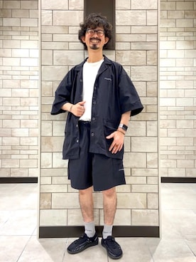 「涼しくて軽い「涼・軽パンツ」」｜coen Shinoさん（メンズ・165cm）の夏コーディネート