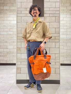 「涼しくて軽い「涼・軽パンツ」」｜coen Shinoさん（メンズ・165cm）の夏コーディネート