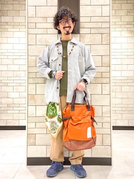 「KELTY（ケルティ）のアイテム」を使った、coen Shinoさん（メンズ・165cm）の秋コーディネート