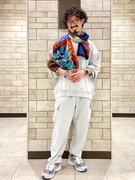 「FEELING MADE（フィーリングメイド）のアイテム」を使った、coen Shinoさん（メンズ・165cm）の秋コーディネート