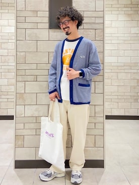 「SMITH'S（スミス）のアイテム」を使った、coen Shinoさん（メンズ・165cm）の春コーディネート
