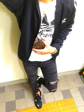 「アディ男」｜雄大さん（メンズ・178cm）の秋コーディネート
