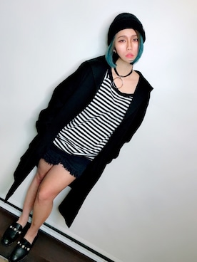 「greenhair」｜田哈比さん（レディース・150cm）の冬コーディネート