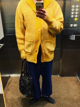 「Nigel Cabourn（ナイジェルケーボン）のアイテム（その他アウター）」を使った、ごーさん（メンズ・173cm）の春コーディネート