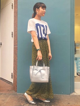 「HENRY LONDON（ヘンリーロンドン）のアイテム（アナログ腕時計）」を使った、TSUCHIDAさん（レディース・162cm）の春コーディネート