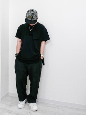 「MYne（マイン）のアイテム（シューズ）」を使った、Keisuuuuさん（メンズ・160cm）の秋コーディネート