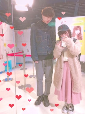 「mcmc」｜りっちゃんさん（レディース・146cm）の冬コーディネート