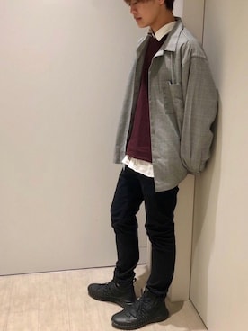「ECCO」｜ECCO JAPANさん（メンズ・170cm）の秋コーディネート