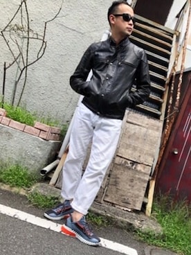 「ECCO」｜ECCO JAPANさん（メンズ・170cm）の秋コーディネート