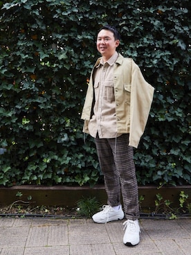 「ECCO」｜ECCO JAPANさん（メンズ・160cm）の秋コーディネート