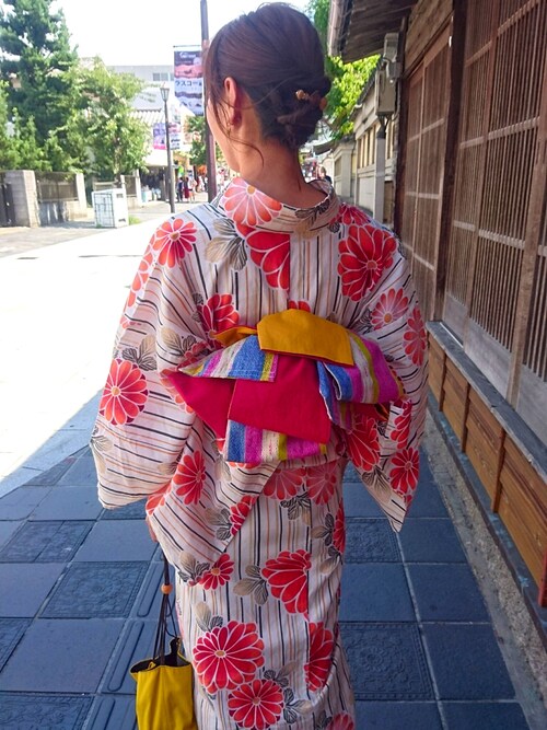 Mini 着物 浴衣を使ったコーディネート Wear