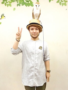 「A STORY TOKYO（アストーリートウキョウ）のアイテム（腕時計）」を使った、KENT BREAD HAT さん（メンズ・156cm）の秋コーディネート