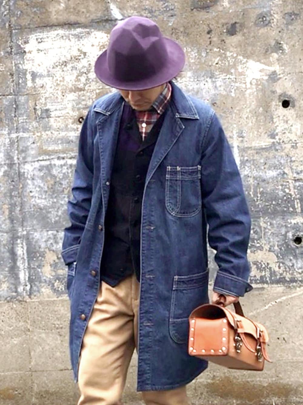 Lサイズ！orslow デニムチェスターコート