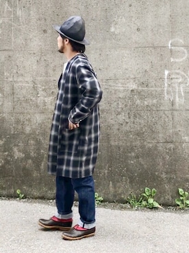「シャツカーディガン」｜KENT BREAD HAT さん（メンズ・156cm）の春コーディネート