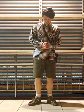 KENT BREAD HAT さん(メンズ・156cm)の夏コーディネート
