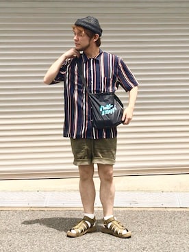 KENT BREAD HAT さん(メンズ・156cm)の夏コーディネート