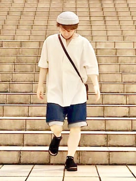 KENT BREAD HAT さん(メンズ・156cm)の夏コーディネート