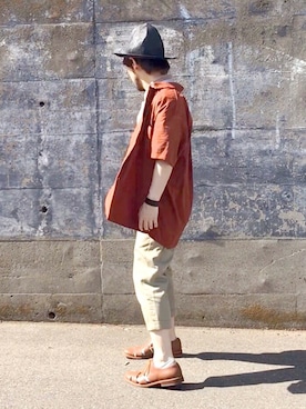 KENT BREAD HAT さん（メンズ・156cm）の夏コーディネート