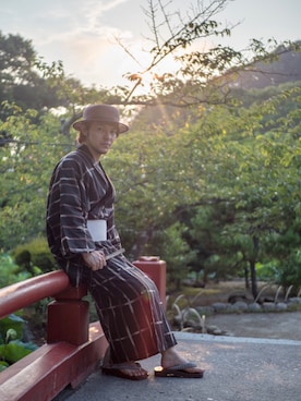 KENT BREAD HAT さん（メンズ・156cm）の夏コーディネート